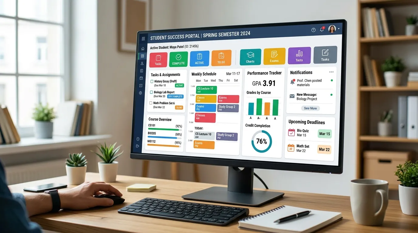 How Does the Student Management System Help with Multiple Tasks?