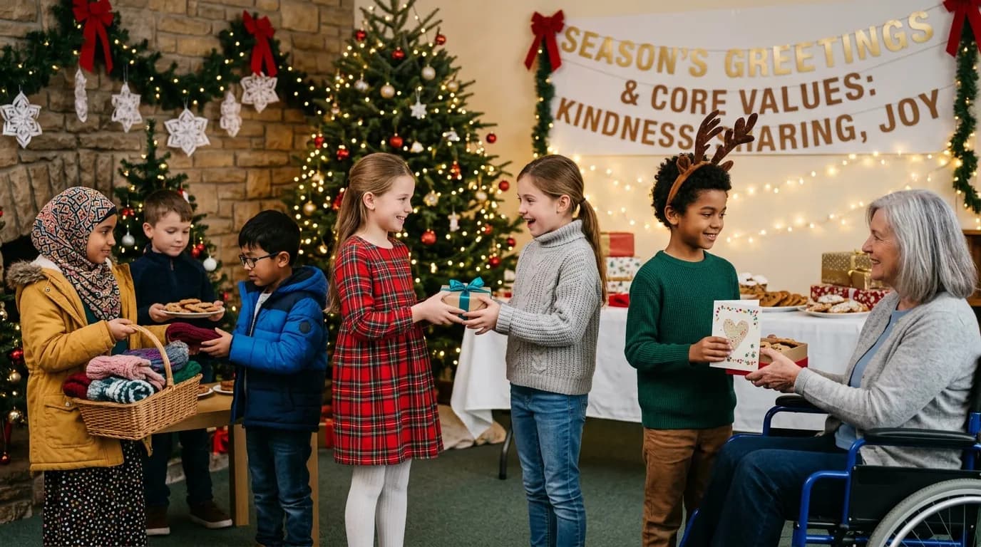 Teaching Children the Values of Sharing &amp; Kindness During December Festivals